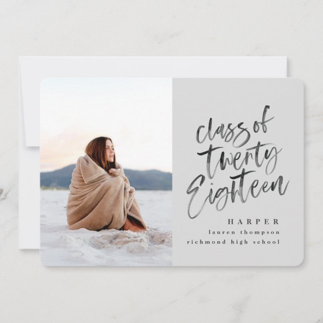 Class of 2018 graduate announcement (Front)