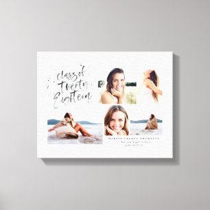class of 2018 graduate multi photo canvas print
