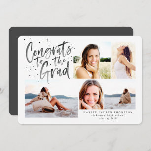 class of 2018 graduate multi photo invitation