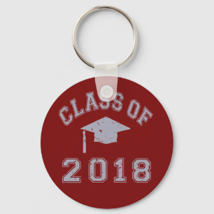 Class Of 2018 Graduation -  Grey Key Ring