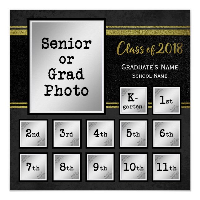 Class of 2018 K-12 Commemorative Poster (Front)