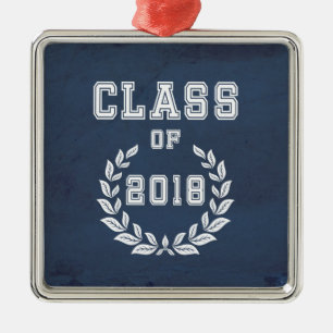 Class of 2018 metal tree decoration