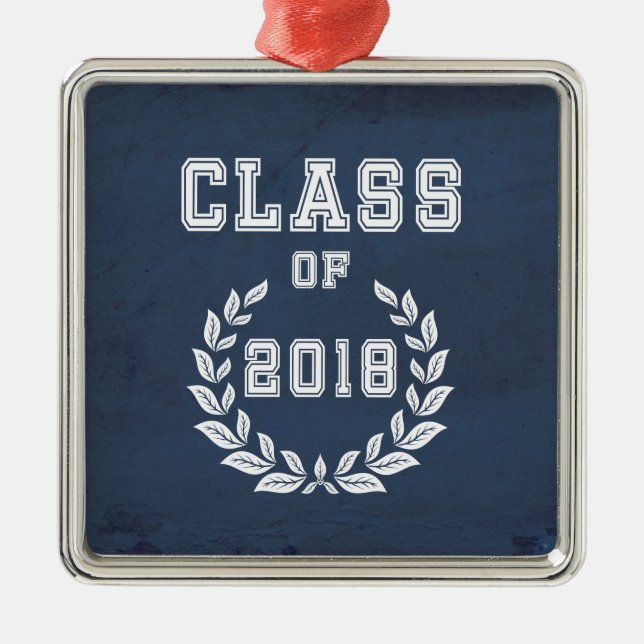 Class of 2018 metal tree decoration (Front)