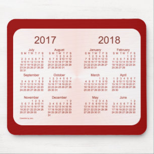 Class of 2018 Pink Maroon Calendar by Janz Mouse Pad