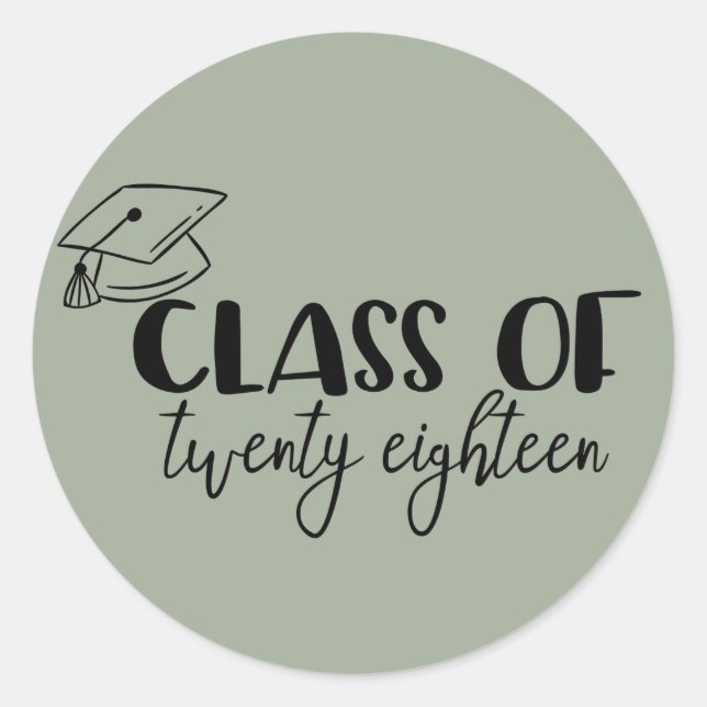 Class of 2018 Stickers (Front)
