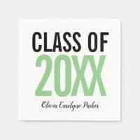 Class of 2019 Green Bold  Modern Graduation