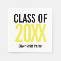 Class of 2019 Yellow Bold  Modern Graduation