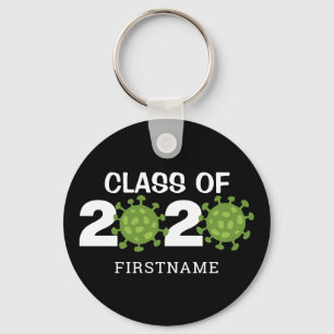 Class of 2020 Funny Virus Virtual Graduation Key Ring