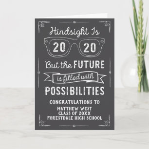 Class of 2020 Graduation Hindsight is 2020 Card