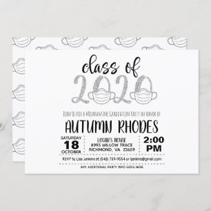 Class of 2020 Graduation Invitation - Face Mask SG