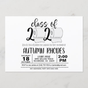 Class of 2020 Graduation Invitation - Funny TP