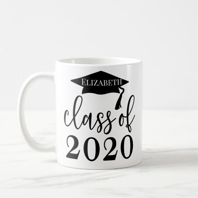 Class of 2020 Personalized Keepsake Coffee Mug (Left)