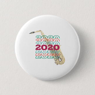 Class of 2020 - Repeat -Altoi Sax 6 Cm Round Badge