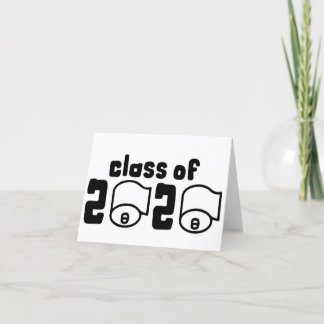 Class of 2020 Toilet Paper Thank You Card