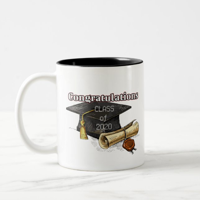 Class of 2020 Two-Tone coffee mug (Left)
