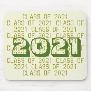 Class of 2021 Beige Mousepad by Janz