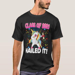 Class Of 2021 Dabbing Unicorn Graduation Cap Gown