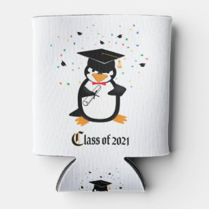 Class of 2021 Graduation Penguin Can Cooler