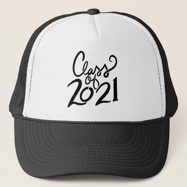 Class of 2021 Senior Open House Graduation Trucker Hat (Front)