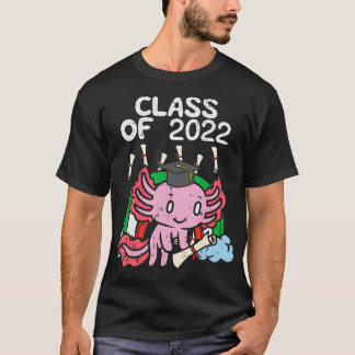 Class Of 2022 Aolotl Cute Graduation Graduate Seni T-Shirt