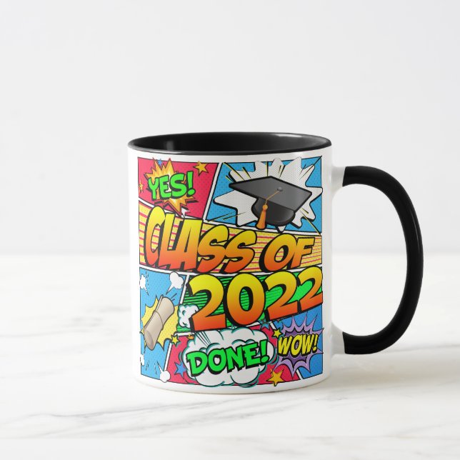 Class of 2022 Comic Book Mug (Right)