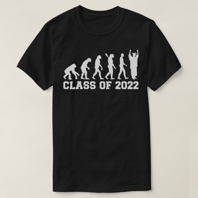 Class of 2022 graduate evolution T-Shirt (Design Front)