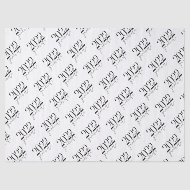 Class of 2022 Graduation Tissue Paper (Front)