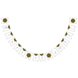Class of 2022! Mandala in yellow & tan Bunting