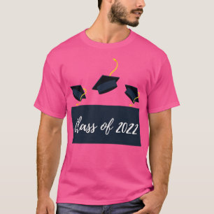 Class Of 2022 Navy Gold and White Graduation 2022 T-Shirt