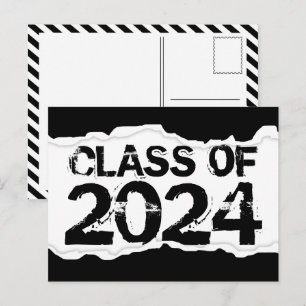 Class of 2022 (page tear) postcard