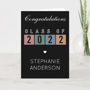 Class of 2022 School College graduation gifts Card
