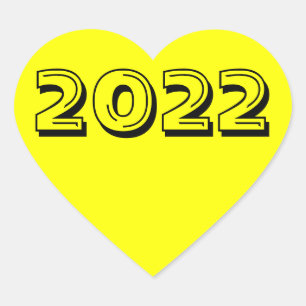 Class of 2022 Yellow Heart Sticker by Janz