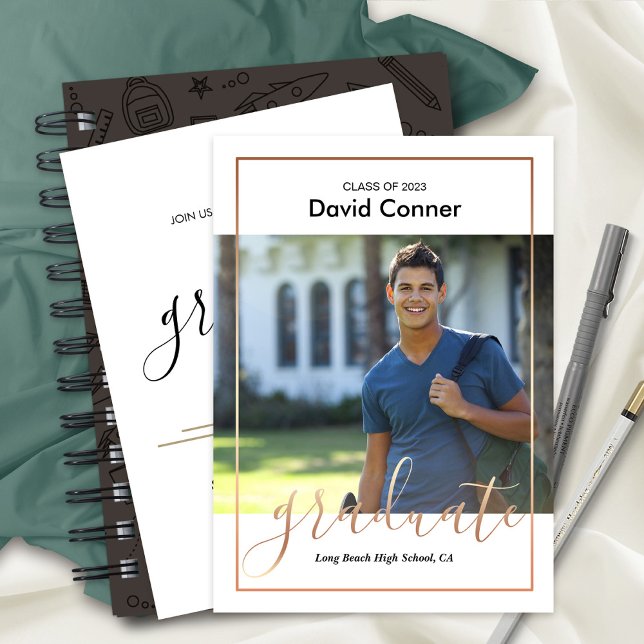 Class of 2023 Graduate Party Announcement Card (Creator Uploaded)