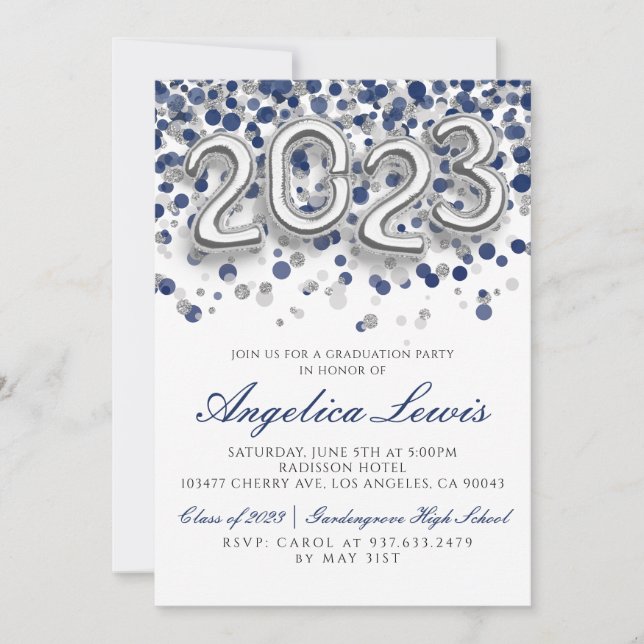 Class of 2023 Graduation Party Invitation (Front)