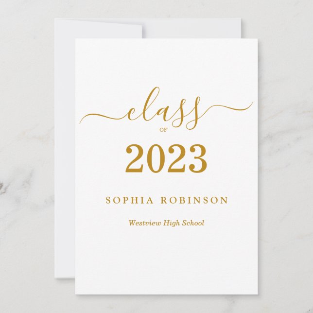 Class of 2023 Graduation Party Invitation (Front)