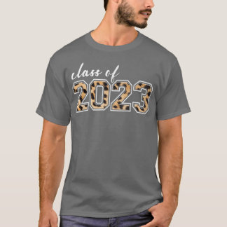 Class of 2023 Leopard Womens Girls Seniors 2023  T-Shirt