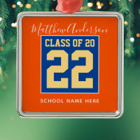 Class of 2023 Orange Blue and Gold Graduation