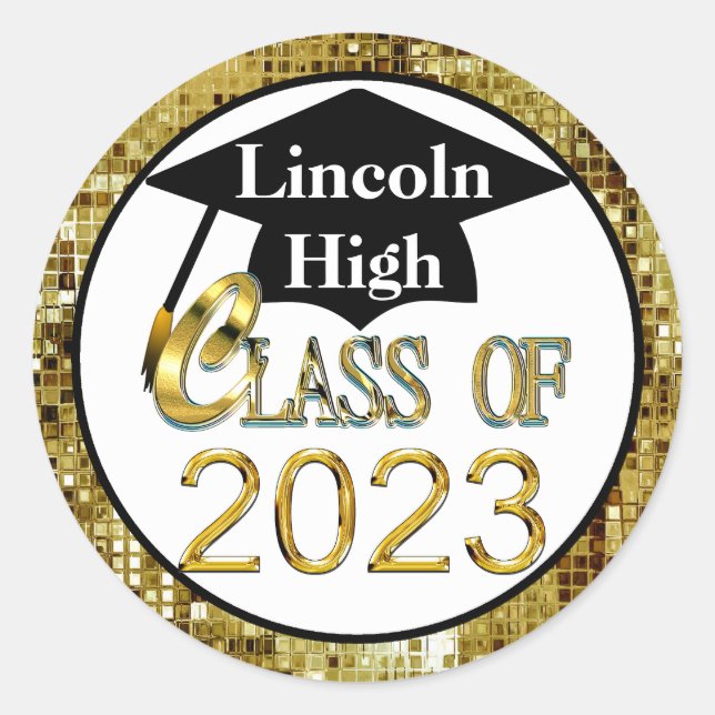 Class of 2023 Personalised Graduation Stickers (Front)