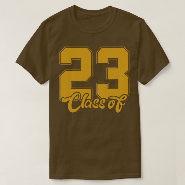 Class Of 2023 Senior 2023  T-Shirt (Design Front)