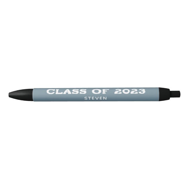 Class of 2023 Senior Graduate Personalised  Black Ink Pen (Front)