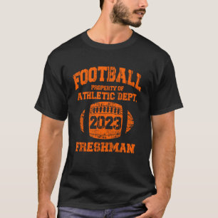 Class Of 2023 Senior High School Football College  T-Shirt