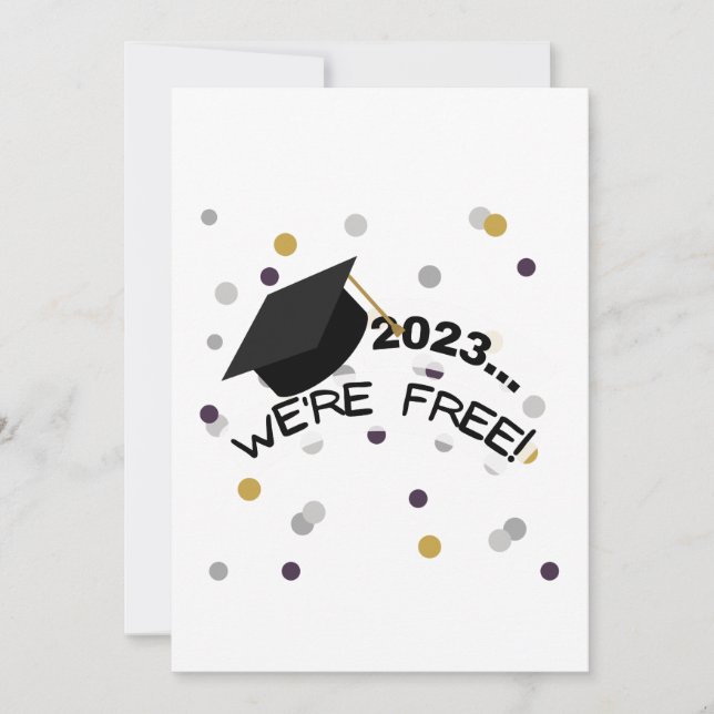 Class of 2023– We’re FREE! |  Holiday Card (Front)