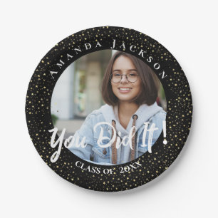 Class of 2023  You Did It Photo Graduation Party   Paper Plate