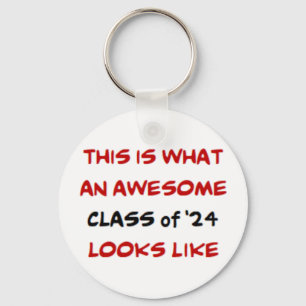 class of 2024, awesome key ring