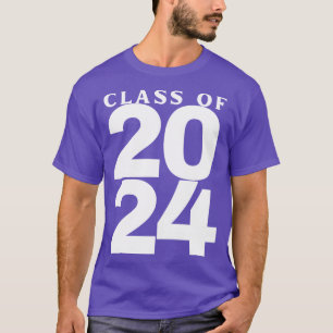 Class Of 2024 Bold Simple Typography 2024 Design f T-Shirt