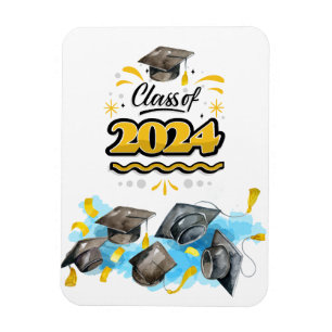Class of 2024 card magnet