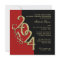Class of 2024 Elegant Gold and Red