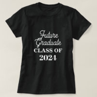 Class Of 2024 Future Graduate Funny Custom Simple