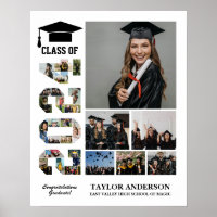 Class of 2024 Graduation Day Senior Photo Collage