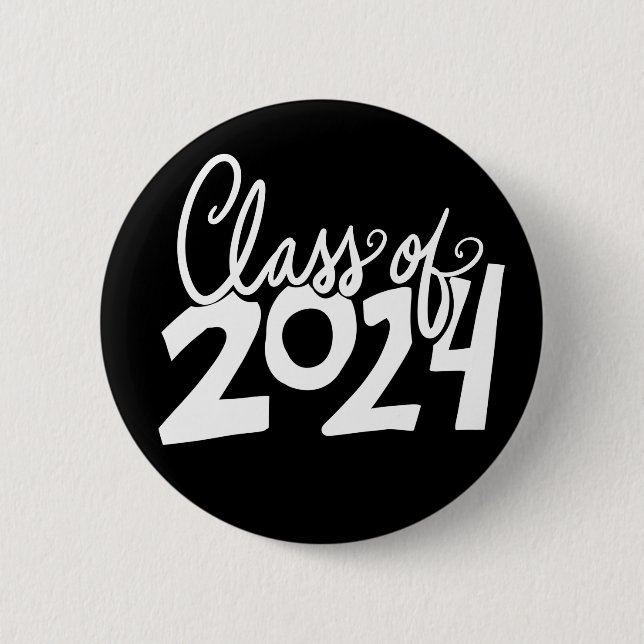 Class of 2024 Graduation Open House Senior         6 Cm Round Badge (Front)